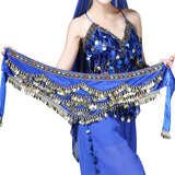 1PC New Style Belly Dance Belt Newest Multi-color Glass Silk Velvet Dancing Belt Scarf Crystal BellyDance Waist Chain Hip Scarf