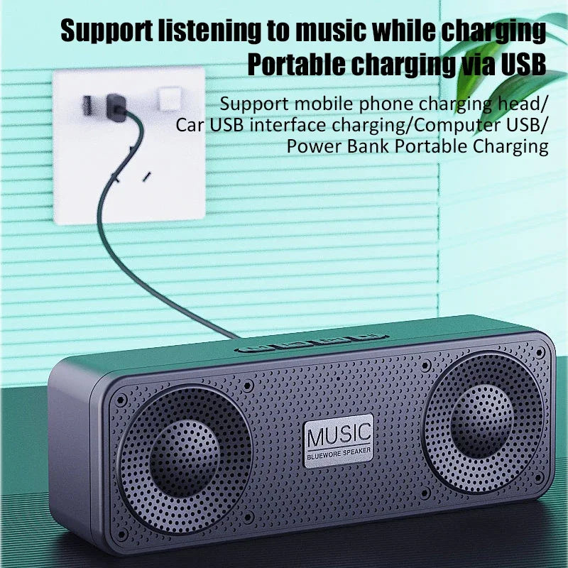 Altavoz inteligente creativo inalámbrico Bluetooth S18, audio para teléfono móvil, computadora, subwoofer para exteriores, radio conveniente