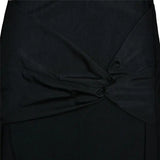 Mozision Strapless Backless Sexy Maxi Dress For Women Fashion One Shoulder Sleeveless Bodycon Club Party Long Dress Elegant - Lootquake