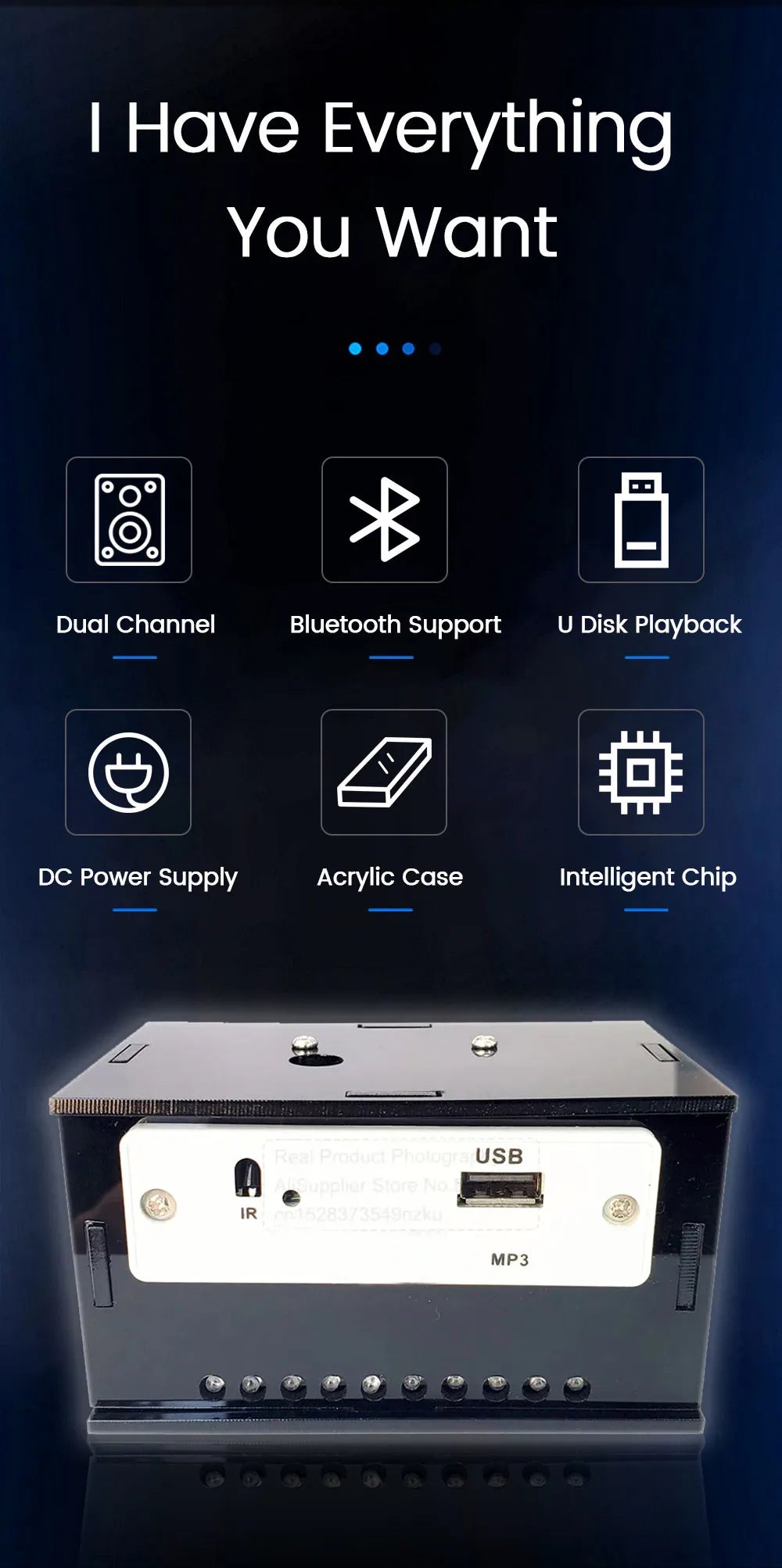 Kit de altavoz Bluetooth para bricolaje, electrónica, proyecto de soldadura, práctica de soldadura, ensamblaje, kit electrónico para bricolaje, componente, altavoces de 2 x 3 W