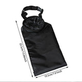 Car Garbage Bin Oxford Cloth Black Auto Trash Bag Hanging Seat Back Storage Bag Trash Can Organizer Car Accessories Interior