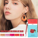 20cs/Set Liquid Lipstick Non-Stick Cigarette Tattoo Swab Cotton Makeup Waterproof Moisturizing Lip Gloss Portable Design Ko M6Y4