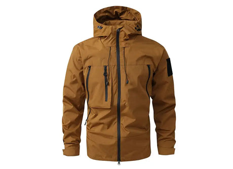 Autumn Men's Mountain Ski Jackets Outdoor Windbreaker Hiking Hooded Coats for Men Climbing Waterproof Jackets Raincoat Clothing - Lootquake