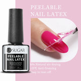 UR SUGAR Blue Color Rubber Base Gel Nail Polish Gold Glitter Base Gel Top Coat Soak Off UV LED Gel Nail Art Varnish Manicure