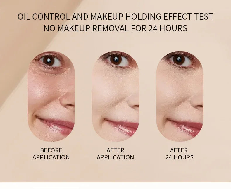 Base de maquillaje Magic Foundation Mushroom Head Air Cushion CC Cream, resistente al agua, iluminadora, base de maquillaje para mujer, maquillaje facial, cosmética coreana.