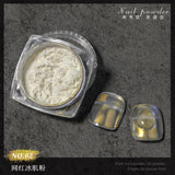 Ultra-Fine Aurora Nail Glitter Powder Sparkle Ice Transparent Polish Iridescent Nail Powder Multi Mirror Effect Glitter Dust