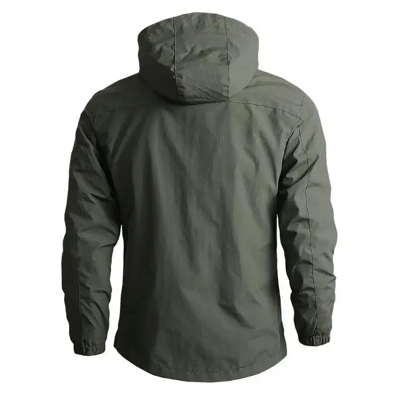 Men's Jackets Waterproof Function Hooded Jacket Windbreaker Outdoor Camping Sports Elastic Coat Male Clothing Thin Overcoat - Lootquake