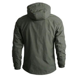 Men's Jackets Waterproof Function Hooded Jacket Windbreaker Outdoor Camping Sports Elastic Coat Male Clothing Thin Overcoat - Lootquake