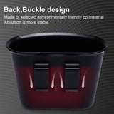 Botes de basura para automóviles Botes de basura compactos para vehículos Contenedor de basura Accesorios para el interior del automóvil Organizadores multiusos a prueba de fugas y