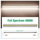Grow Light 220V Full Spectrum LED Bar Light for Plants 50cm Phyto Lamp for Plant Veg Flowers Greenhouse Tent 4000K 380-780nm - Lootquake