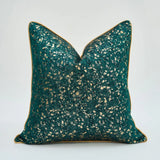 Decor Sofa Cushion Cover Green and Beige Throw Pillow Cover for Bed  45x45cm/ 50x50cm