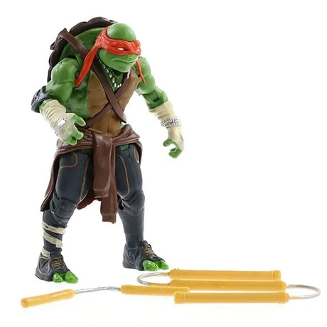 4pcs/Set Variant Era 2014 Movie Version 4 Ninja Turtle TMNT Movable Joint Doll Toy Garage Kit Model Desktop Decoration Toys - Lootquake