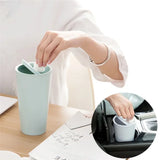 16.5x8cm Small Waste Bin Mini Desktop Trash Can for Desk Car Kitchen Dropship