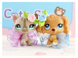 Mini 2pcs Lot Pet Shop Dogs and Cats Collectable With Accessories Best Gift For Kids Toy - Lootquake