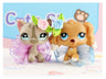 Mini 2pcs Lot Pet Shop Dogs and Cats Collectable With Accessories Best Gift For Kids Toy - Lootquake