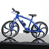 Creative Alloy Bicycle Model Ornament Mini Metal Bike Toy Collectible