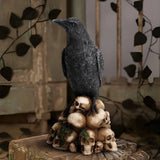 Squelettes mystérieux, personnages décoratifs, statues d'animaux, artisanat en résine