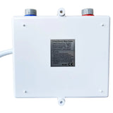 Calentador de agua instantáneo sin tanque ATWFS de 220 V, calentador eléctrico para el hogar, la cocina, el baño, la ducha, calentador de agua caliente de 4600-5500 W