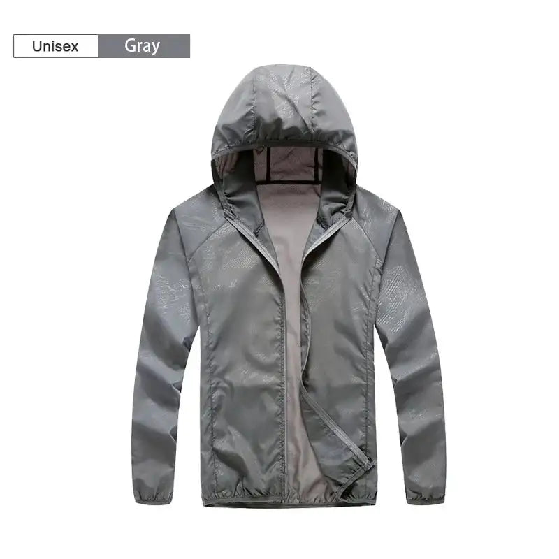 Camping Waterproof Jacket Men Women Windbreaker Men Raincoat Rain Jacket Men Waterproof Hiking Climbing Clothes Sun Protection - Lootquake
