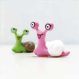 Crafts Cartoon Snails Fairy Creative Exquisite Snail Sculpture Art Simulated Miniatures Figurines Gift