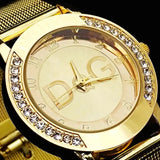 2025Hot Sale European Fashion Watch Women Luxury Brand DQG Quartz Watch Reloj Mujer Casual Stainless Steel Ladies Clock - Lootquake