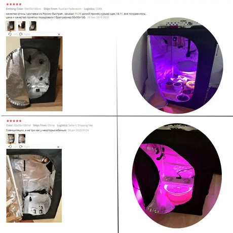 BEYLSION Hot Sell GrowBox Growing Tent 600D Growth Room Box For Indoor Plants Growing Home Greenhouse Tent Growing Plants - Lootquake