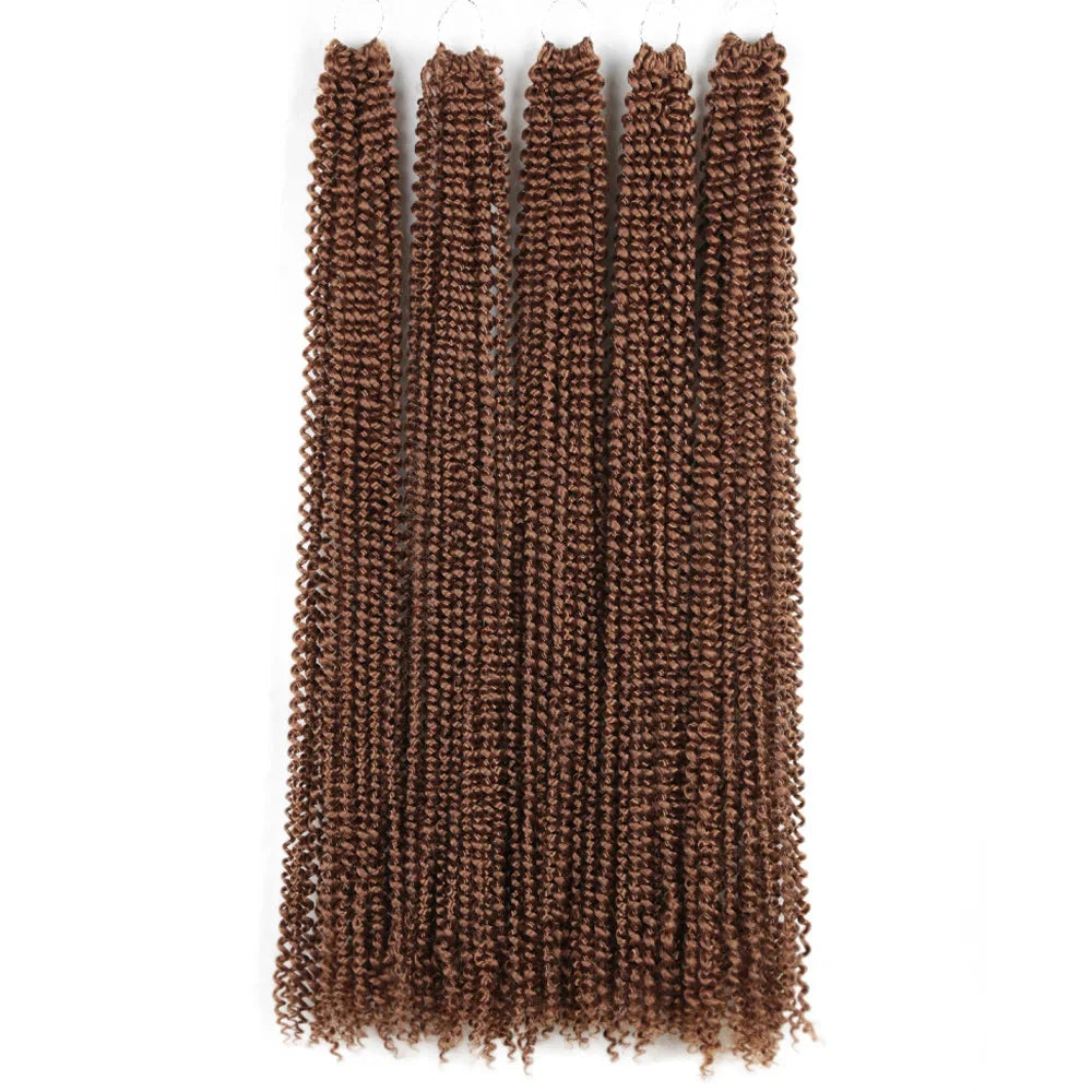 30" Passion Twist Crochet Hair - Ombre - Pre-Looped - 16 Strands/Pack - Synthetic