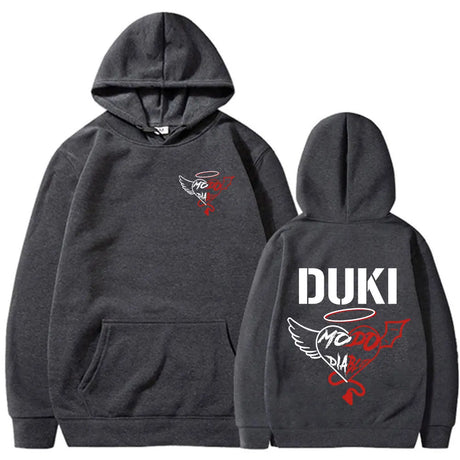 Rapper Duki Modo Dlablo Band Merch Hoodies Mens Women Clothing Fashion Hip Hop Oversized Sweatshirts Vintage Hip Hop Pullovers - Lootquake