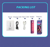 Enceintes Bluetooth 5.2 portables : caisson de basses sans fil pour l'extérieur, avec radio et batterie externe 2 000 mA.