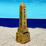 Egyptian Obelisk Figurine Statue Egyptian Obelisk Psychological Sandbox Tower Ornament Figurine Desktop Egyptian Tower Ornament
