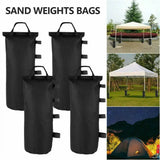 Durable Black Tent Sandbag with Handle Garden Gazebo Foot Leg Weights Sand Bag Sand Shelter Party Tent Set Camping Tools - Lootquake