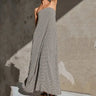 Fashion Strapless High Waisted Long Dress Women Casual Off Shoulder Pleated Bohemian Dress Elegant Pattern Printed Holiday Dress - Lootquake