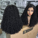 250% Density 3C 4A Burmese Curly HD Lace Frontal Wig | Transparent Lace Human Hair