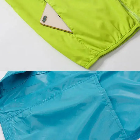 LNGXO Unisex Hiking Jacket Men Women Waterproof Quick Dry Camping Windbreaker Trekking Fishing Rain Coat Outdoor Anti UV Clothes - Lootquake