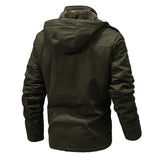 Winter Men's Warm Padded Jackets Fashion Men Fleece Lined Thermal Hooded Coats Men Mountain Ski Windbreaker Jackets Clothing - Lootquake