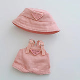 Popular Labubus DIY Doll Clothes Outfit For 17cm Labubu Hat Clothes Doll Accessory Cultivate Sitting Party Game Dolls Accessory