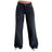 Lamuusaa Jeans y2k Clothes Women Solid Color Low Waist Waist Wide Leg Denim Pants Trousers with Multi Pockets 2000s Streetwear - Lootquake