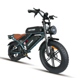 Vélo électrique tout-terrain pour adulte, 1000 W, 48 V, 60 Ah, vitesse maximale de 55 km/h, pneus larges de 20 pouces