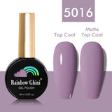 Rainbow Ghini UV LED Glitter Purple Gel Nail Polish 15ml Manicure Art Accessories Nail Glue Supplies for Professionals Varnishes