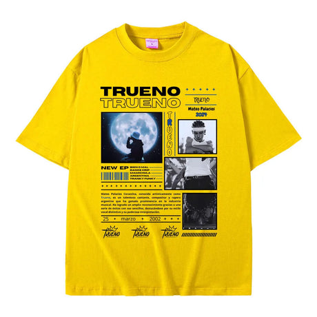 Rapper Trueno Graphic T Shirts Men's Hip Hop Fashion Vintage Tshirt Tops Short Sleeve Men Women Casual Cotton Oversized T-shirts - Lootquake