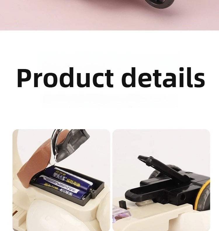 Minimoto eléctrica para muñecas Labubu, accesorios para muñecas Labubu, divertidos y adorables juguetes para muñecas, con luces y música, regalo de Navidad para niños.