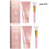 Hydrolyzed Collagen Overnight Facial Mask Wrapping Peel-Off Mask Hydrating Firming Mask for Elasticity Reduces Sagging Dullness