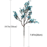 White Artificial Flowers Cherry Blossoms Gypsophila Fake Plants DIY Wedding Bouquet Vases for Home Decor Faux Christmas Branch