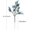 White Artificial Flowers Cherry Blossoms Gypsophila Fake Plants DIY Wedding Bouquet Vases for Home Decor Faux Christmas Branch