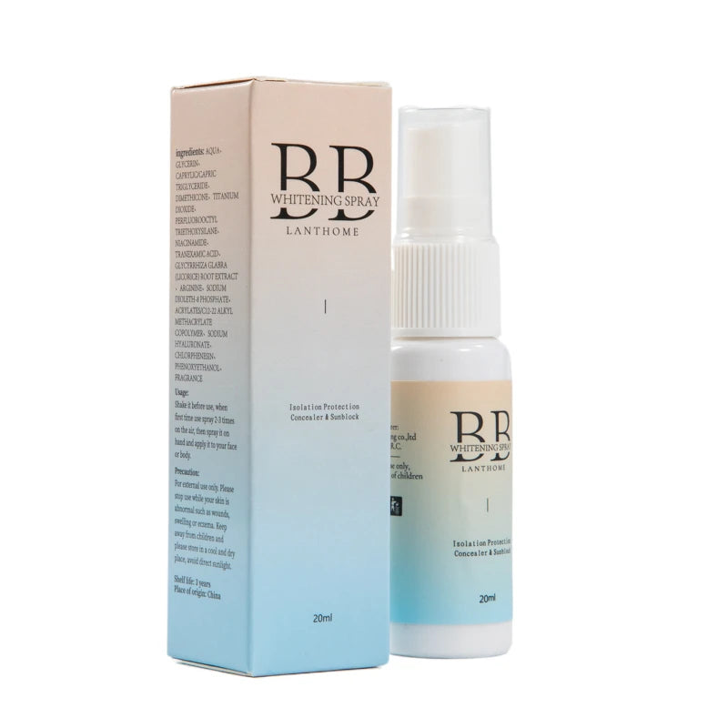 Spray blanchissant BB, crème BB hydratante éclaircissante pour la peau, fond de teint nourrissant, soins de la peau, cosmétiques de beauté