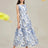 Elegant Organza Woman Dress 2024 New Arrival Long Dress Maxi Evening Sleeveless Beach Boho Summer Embroidery Flower Vestidos - Lootquake
