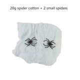 Halloween Decorations Artificial Spider Web Stretchy Cobweb Scary Party Halloween Decoration for Bar Haunted House Scene Props