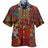Colourful Bohemia African Graphic Shirts For Men Clothing Fashion Mens Short Sleeve Casual Y2k Lapel Blouse Summer Beach Tops - Lootquake