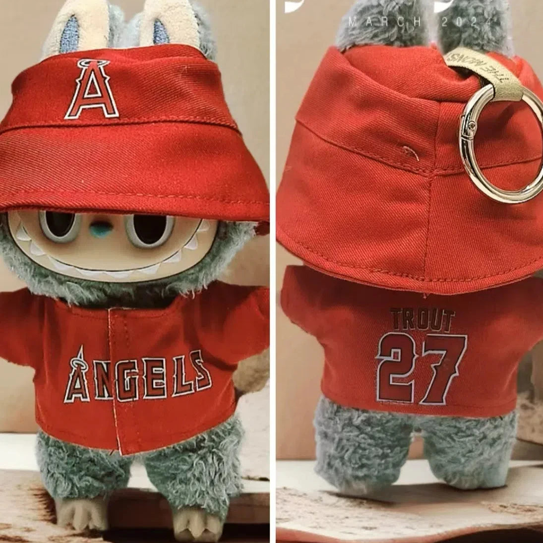Ropa de muñeca Labubu de 15/17 cm, ropa de béisbol para fiesta, número 17, accesorios para muñecas DIY para niños, regalo