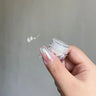 Moonlight Mirror Nails Powder Pearl White Nails Glitter Aurora Shining Pigment Chrome Dust Nail Art Supplies Decoration